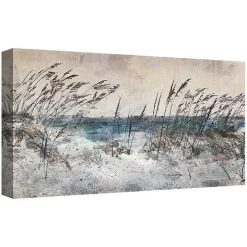 Morning Sea Grass Light Canvas Art Print
