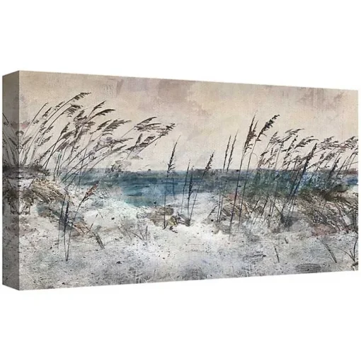 Morning Sea Grass Light Canvas Art Print