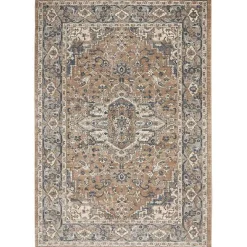 Multicolor Nadia Medallion Area Rug, 4x6
