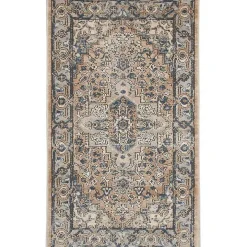 Multicolor Nadia Medallion Area Rug, 2x4