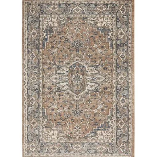Multicolor Nadia Medallion Area Rug, 4x6