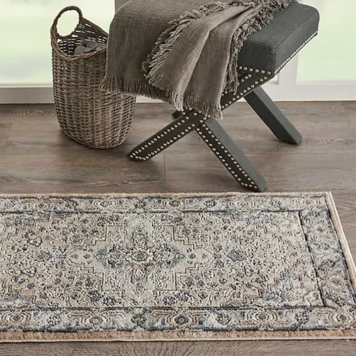 Multicolor Nadia Medallion Area Rug, 2x4