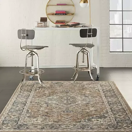 Multicolor Nadia Medallion Area Rug, 4x6