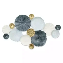 Multicolor Round Panel Sasha Wall Plaque