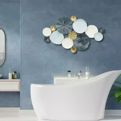 Multicolor Round Panel Sasha Wall Plaque