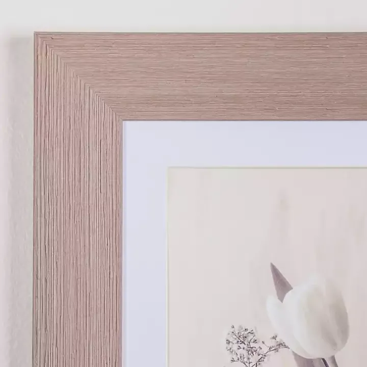 Muted Springtime Blooms Framed Art Print