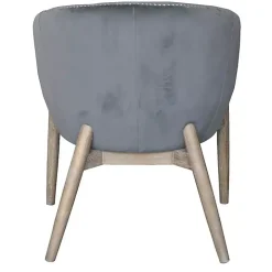 Nadia Gray Velvet Club Chair