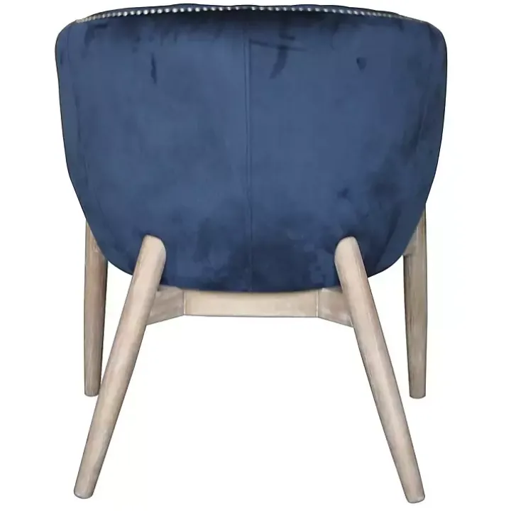 Nadia Navy Velvet Club Chair