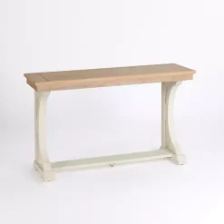 Natural & Cream Wood Bristol Console Table