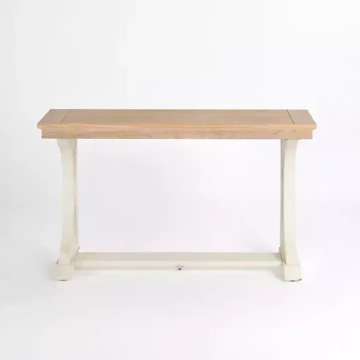 Natural & Cream Wood Bristol Console Table