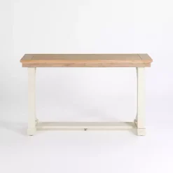 Natural & Cream Wood Bristol Console Table