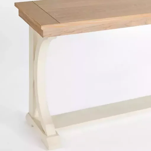 Natural & Cream Wood Bristol Console Table