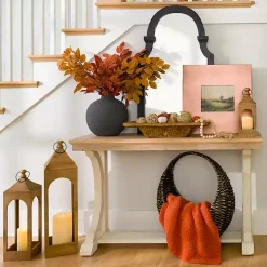 Natural & Cream Wood Bristol Console Table