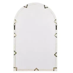 Natural Arched Pane Doors Wall Mirror