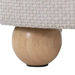 Natural Bacci Nesting Ottomans, Set of 2