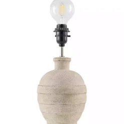 Natural Ceramic 2-pc. Lamps with Seagrass Shades