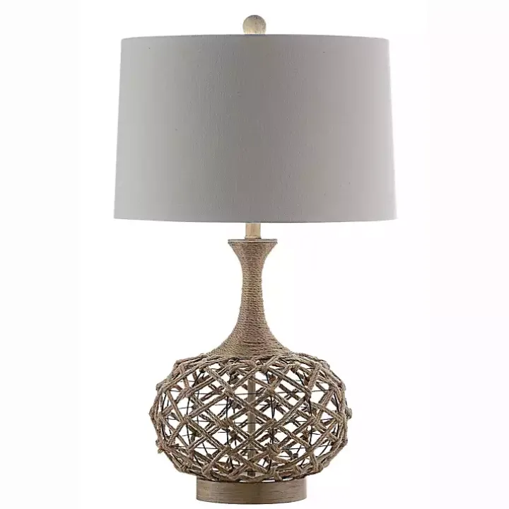 Natural Hemp Rope Coastal Table Lamp