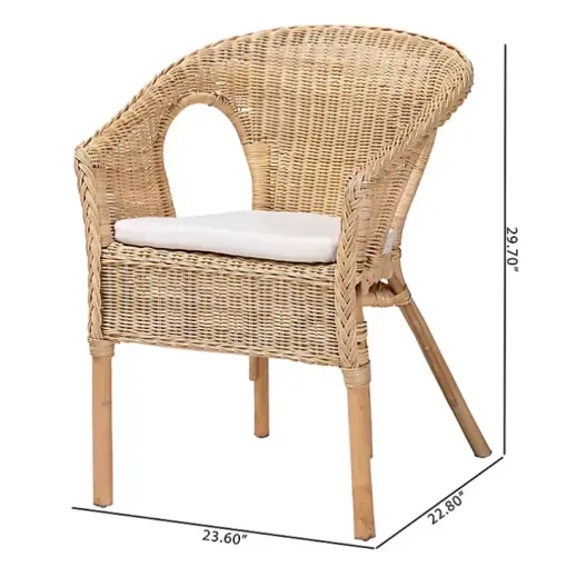 Natural Rattan Abbey Dining Chair