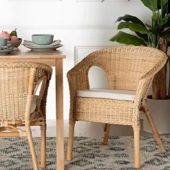 Natural Rattan Abbey Dining Chair
