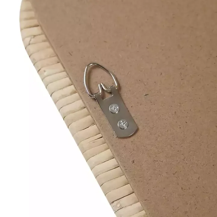 Natural Rattan Frame Rectangle Wall Mirror