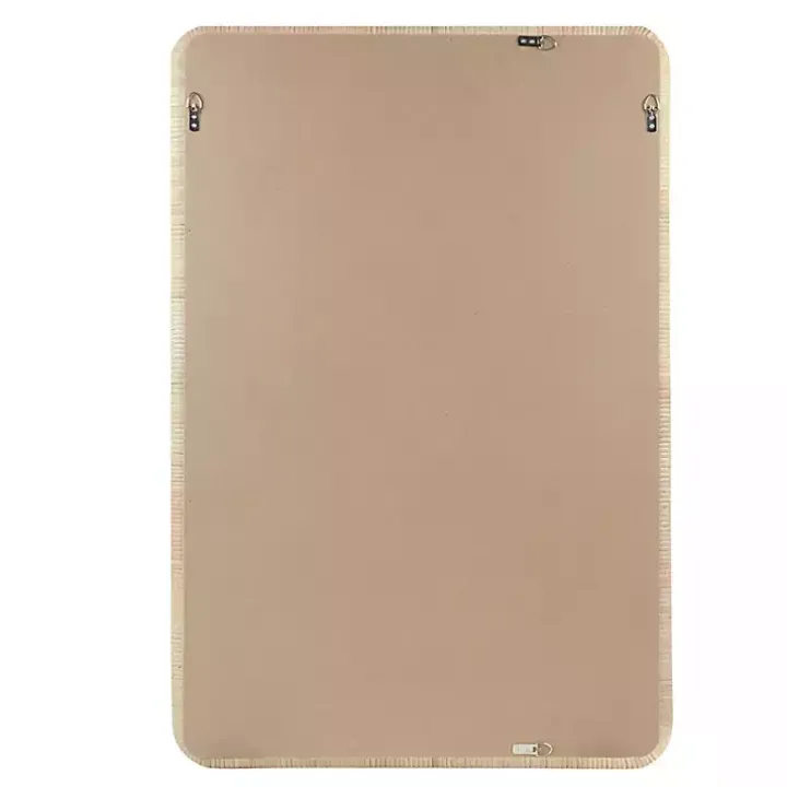 Natural Rattan Frame Rectangle Wall Mirror