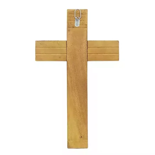 Natural Reclaimed Wood Cross Wall Plaque