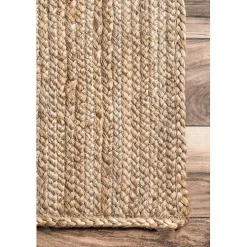 Natural Reno Woven Area Rug, 5x8