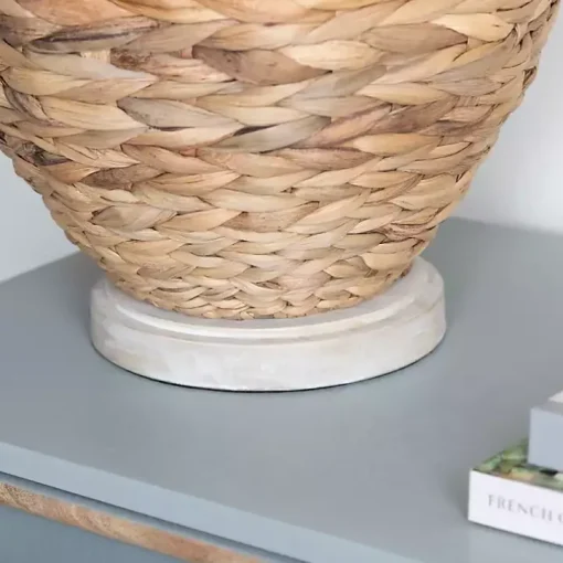 Natural Seagrass Woven Table Lamp