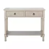 Natural Textured 2-Drawer Console Table