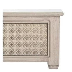 Natural Textured 2-Drawer Console Table