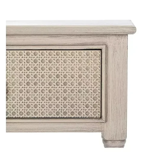Natural Textured 2-Drawer Console Table