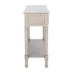 Natural Textured 2-Drawer Console Table