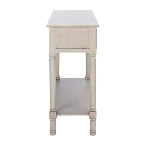 Natural Textured 2-Drawer Console Table