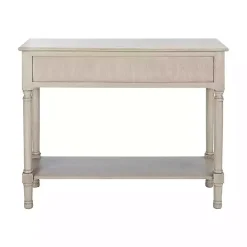Natural Textured 2-Drawer Console Table