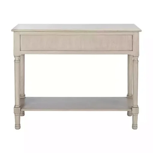Natural Textured 2-Drawer Console Table