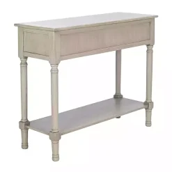 Natural Textured 2-Drawer Console Table