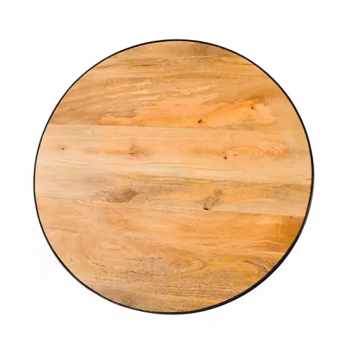 Natural Wood & Metal 2-pc. Coffee Table Set