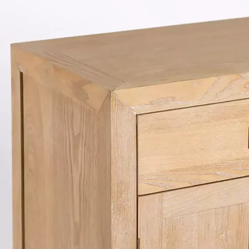 Natural Wood Closed Modular Cabinet