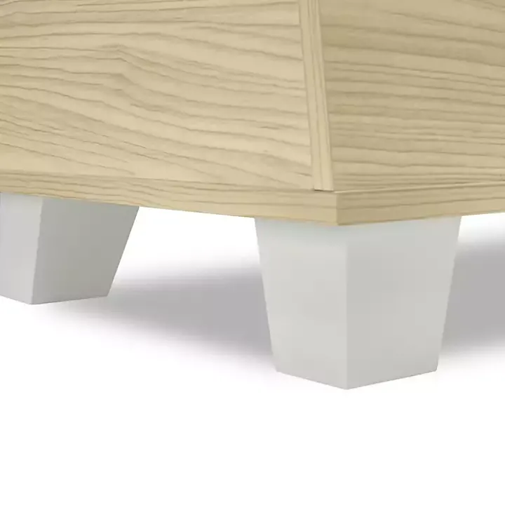 Natural Wood Cubby Cabinet