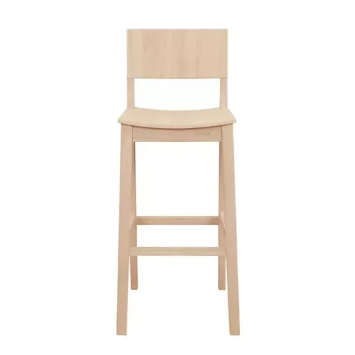 Natural Wood Devin Bar Stools, Set of 2