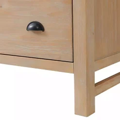 Natural Wood Grain 6-Drawer Dresser