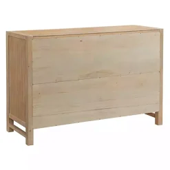 Natural Wood Grain 6-Drawer Dresser