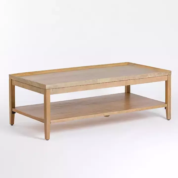 Natural Wood Hughes Coffee Table