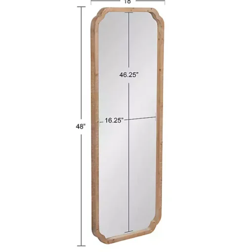 Natural Wood Marston Wall Mirror
