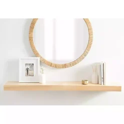 Natural Wood 2-pc. Floating Shelves, 24 in.
