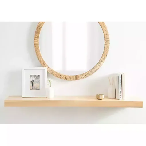 Natural Wood 2-pc. Floating Shelves, 24 in.