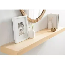 Natural Wood 2-pc. Floating Shelves, 24 in.