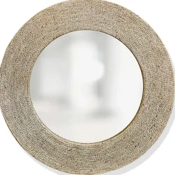 Natural Wound Rope Frame Mirror