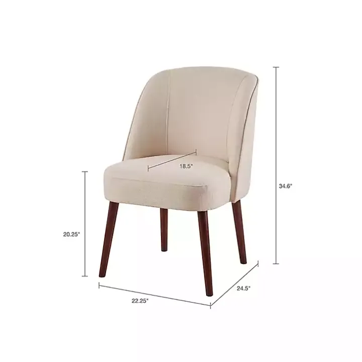 Natural Wraparound Back Dining Chair