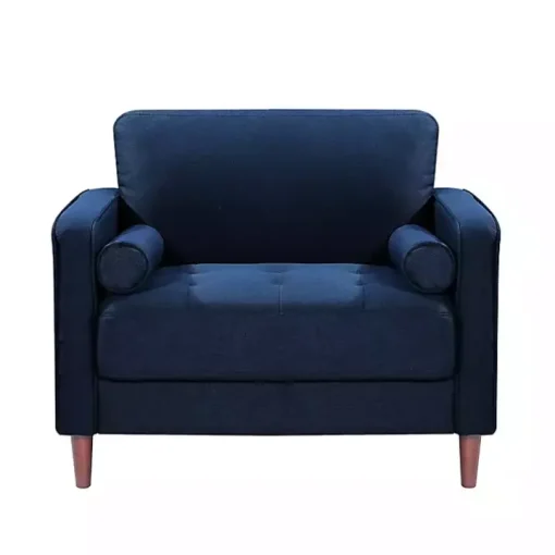 Navy Chelsea Modern Accent Chair